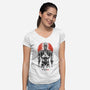 Machine Ink-womens v-neck tee-Andriu