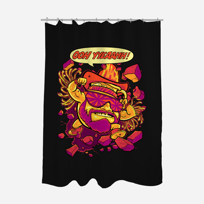 Macho-Kool-none polyester shower curtain-BeastPop