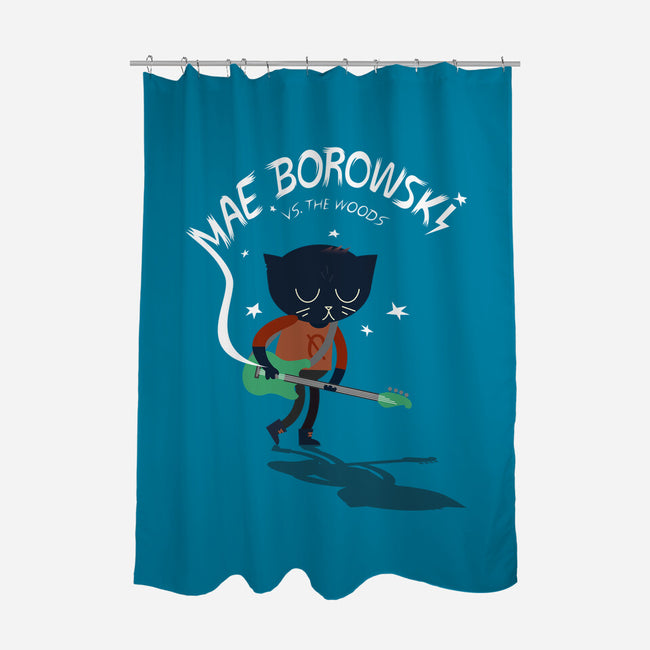 Mae Vs. The Woods-none polyester shower curtain-PKtora