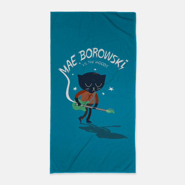 Mae Vs. The Woods-none beach towel-PKtora