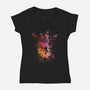 Magic Adventure-womens v-neck tee-pescapin