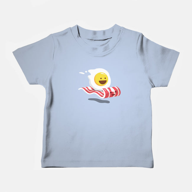 Magic Bacon Ride-baby basic tee-GeorgeOtsubo