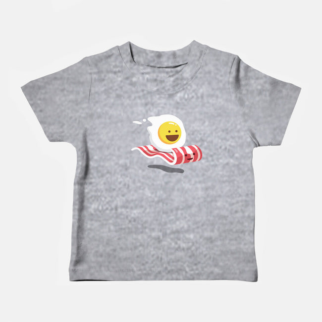 Magic Bacon Ride-baby basic tee-GeorgeOtsubo