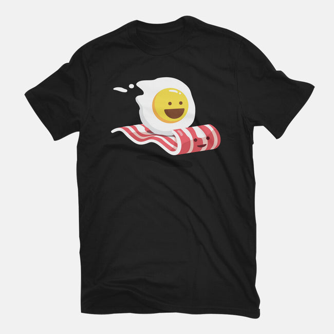 Magic Bacon Ride-womens fitted tee-GeorgeOtsubo