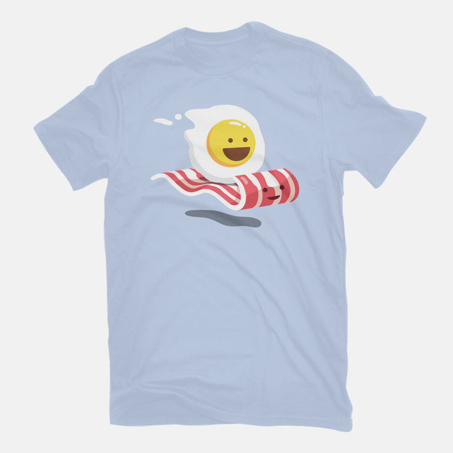 Magic Bacon Ride-womens fitted tee-GeorgeOtsubo