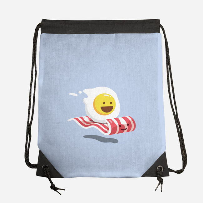 Magic Bacon Ride-none drawstring bag-GeorgeOtsubo