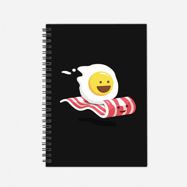 Magic Bacon Ride-none dot grid notebook-GeorgeOtsubo