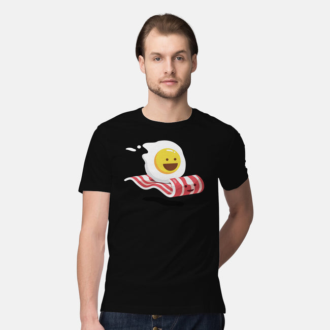 Magic Bacon Ride-mens premium tee-GeorgeOtsubo