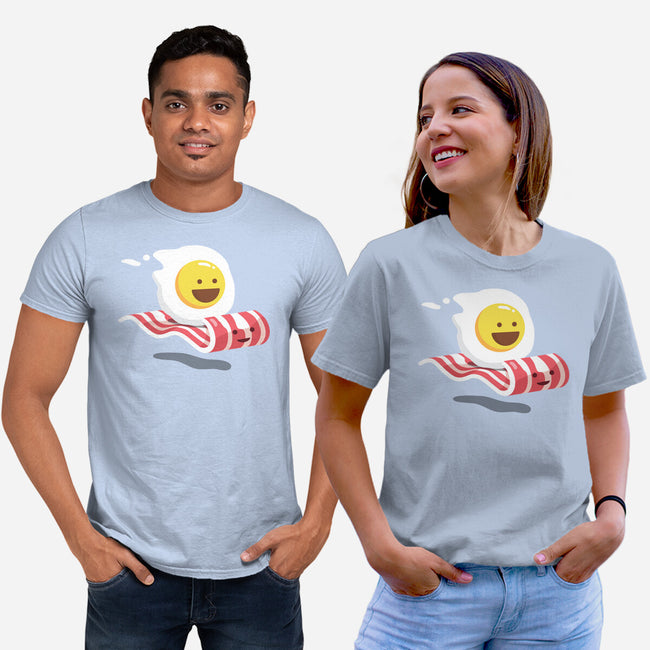 Magic Bacon Ride-unisex basic tee-GeorgeOtsubo