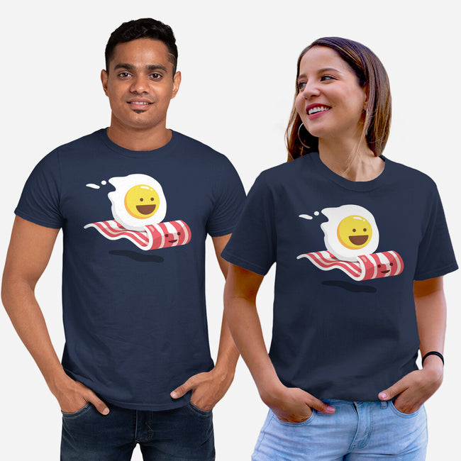 Magic Bacon Ride-unisex basic tee-GeorgeOtsubo