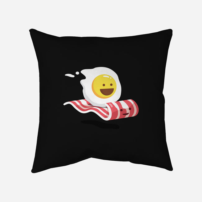 Magic Bacon Ride-none removable cover w insert throw pillow-GeorgeOtsubo