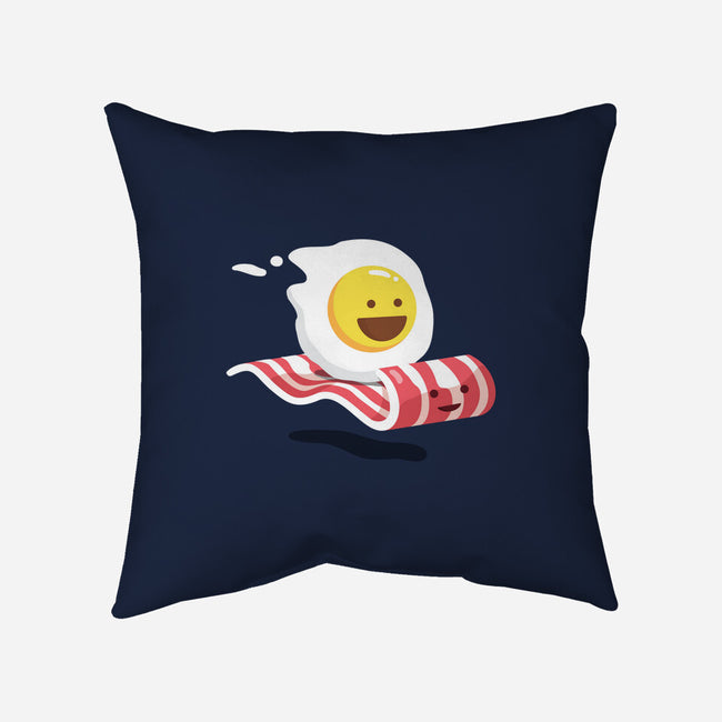 Magic Bacon Ride-none removable cover w insert throw pillow-GeorgeOtsubo