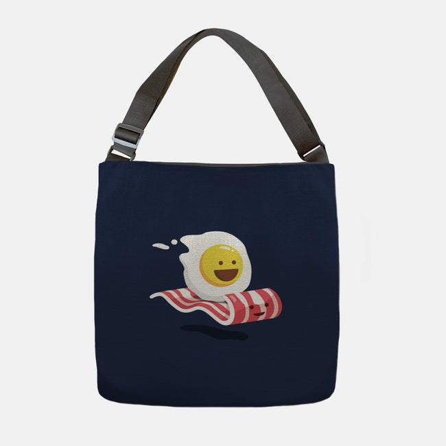Magic Bacon Ride-none adjustable tote-GeorgeOtsubo