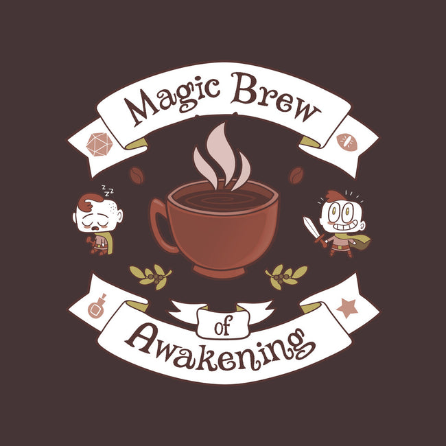 Magic Morning Brew-none removable cover w insert throw pillow-queenmob
