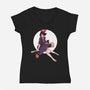 Magical Delivery-womens v-neck tee-jdarnell