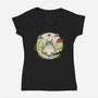 Magical Forest-womens v-neck tee-paulagarcia