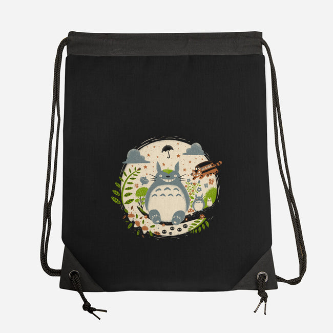 Magical Forest-none drawstring bag-paulagarcia