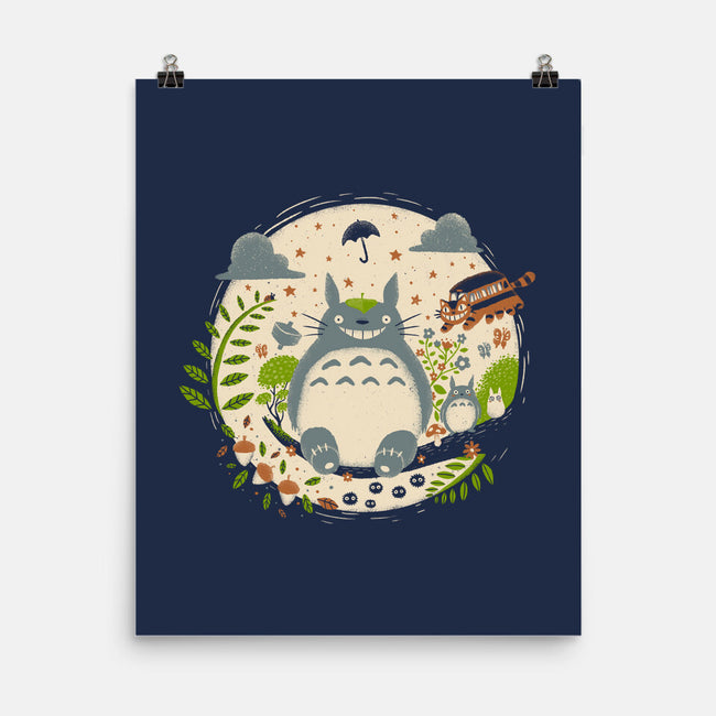 Magical Forest-none matte poster-paulagarcia