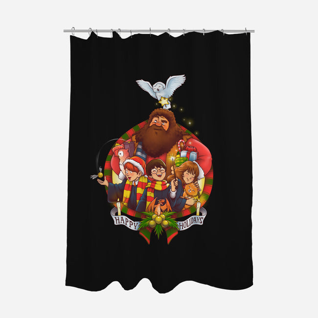 Magical Holidays-none polyester shower curtain-batang 9tees