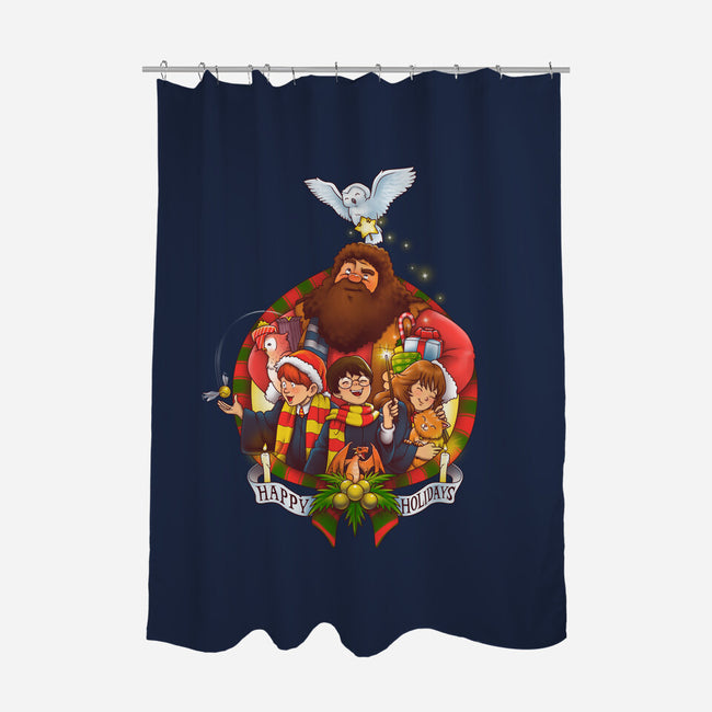 Magical Holidays-none polyester shower curtain-batang 9tees