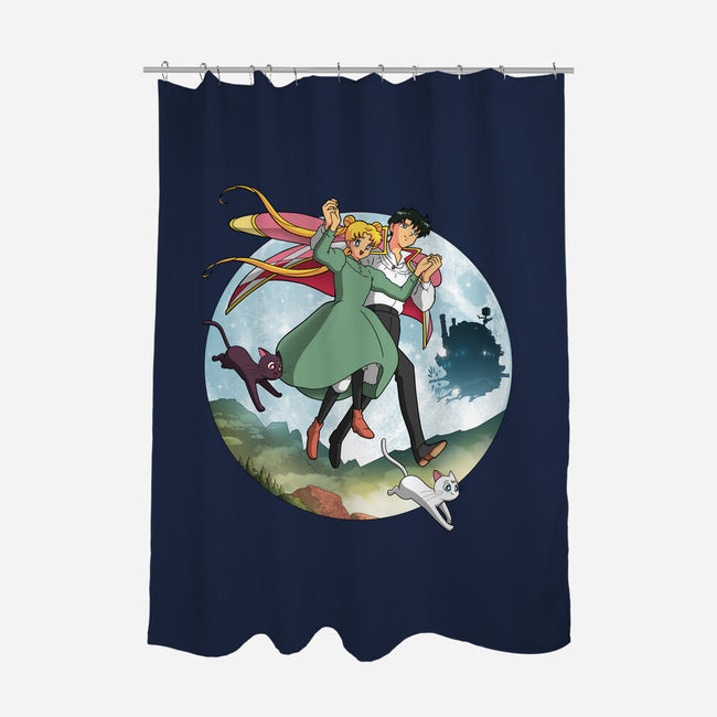 Magical Leap-none polyester shower curtain-batang 9tees