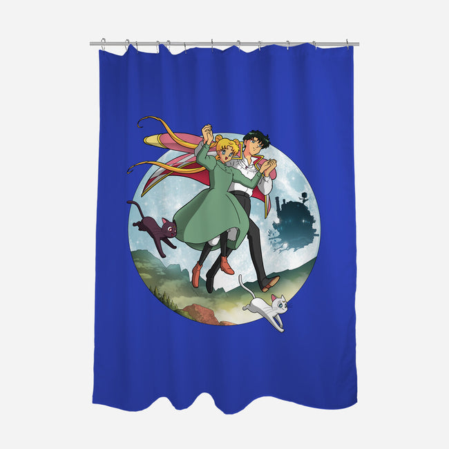 Magical Leap-none polyester shower curtain-batang 9tees