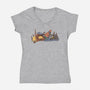 Magical Nap-womens v-neck tee-sleepingsky