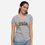 Magical Nap-womens v-neck tee-sleepingsky