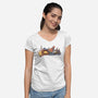 Magical Nap-womens v-neck tee-sleepingsky