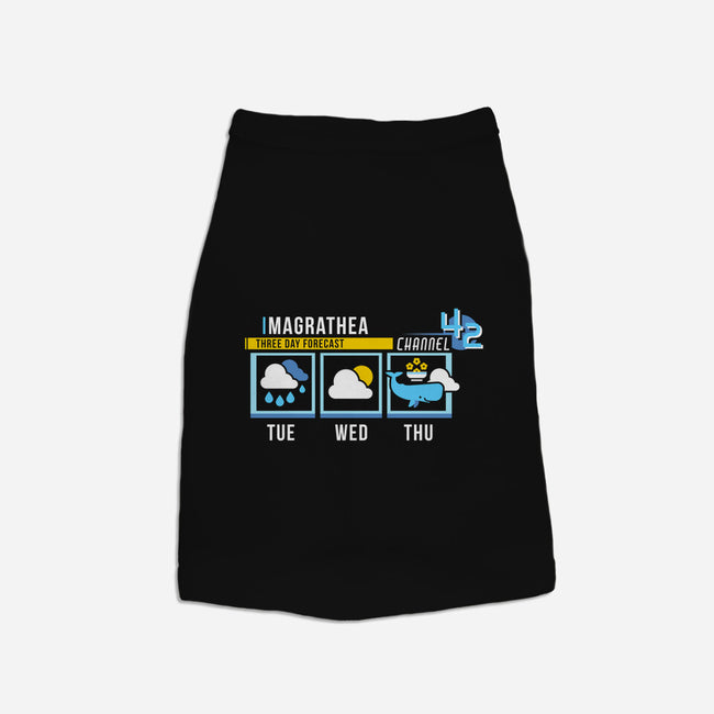 Magrathea Forecast-dog basic pet tank-chocopants