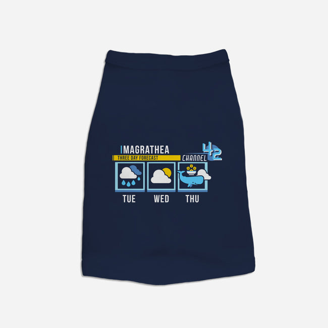 Magrathea Forecast-dog basic pet tank-chocopants