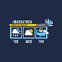 Magrathea Forecast-womens v-neck tee-chocopants