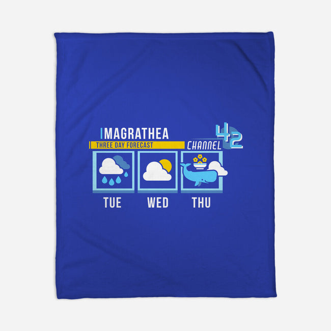 Magrathea Forecast-none fleece blanket-chocopants
