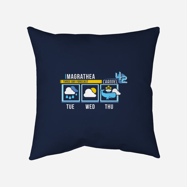 Magrathea Forecast-none removable cover w insert throw pillow-chocopants