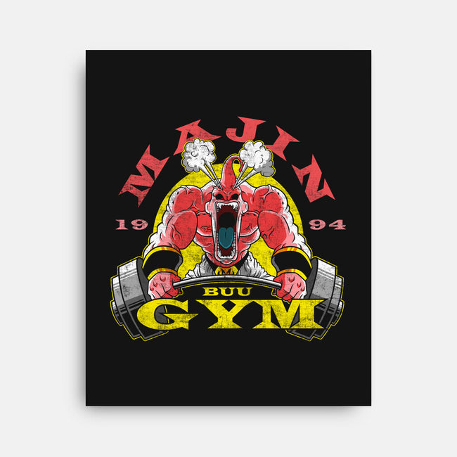 Majin Gym-none stretched canvas-Firebeard