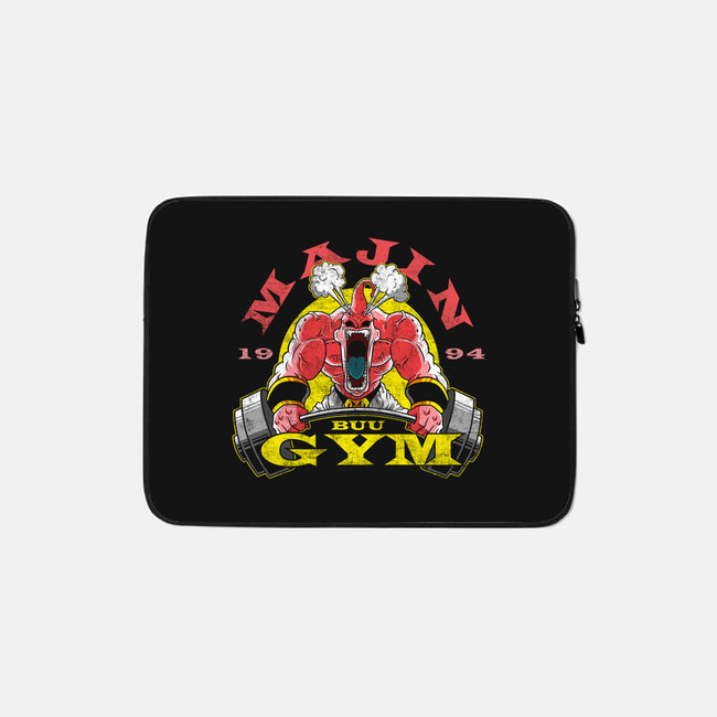 Majin Gym-none zippered laptop sleeve-Firebeard