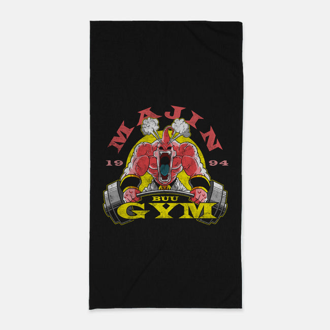 Majin Gym-none beach towel-Firebeard