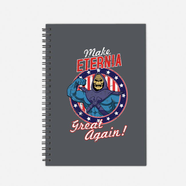 Make Eternia Great Again-none dot grid notebook-Skullpy