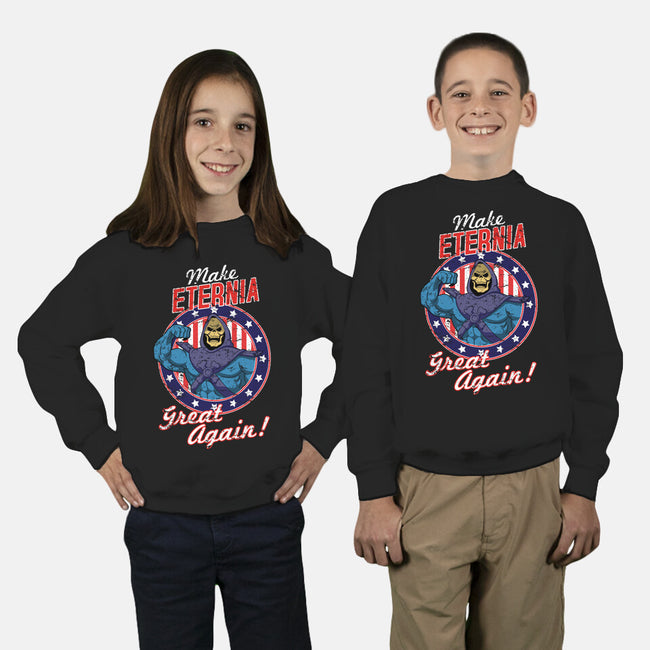 Make Eternia Great Again-youth crew neck sweatshirt-Skullpy