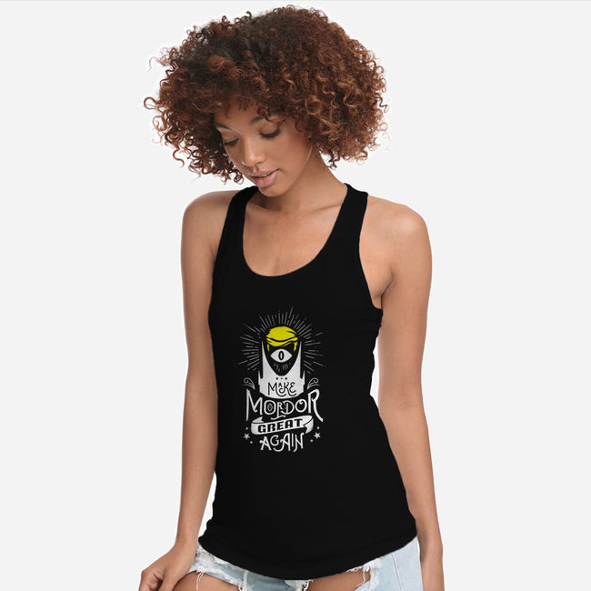 Make Mordor Great Again-womens racerback tank-biggers