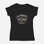 Makers of Fine Wands-womens v-neck tee-beware1984