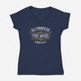 Makers of Fine Wands-womens v-neck tee-beware1984
