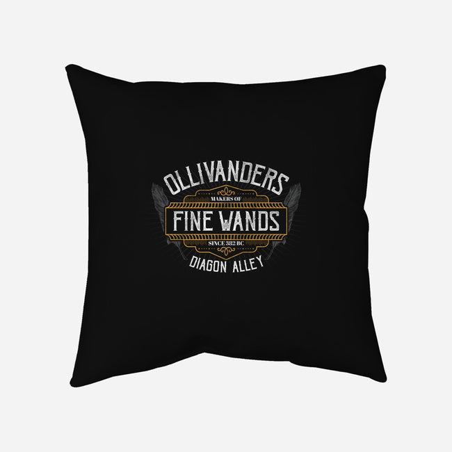 Makers of Fine Wands-none non-removable cover w insert throw pillow-beware1984