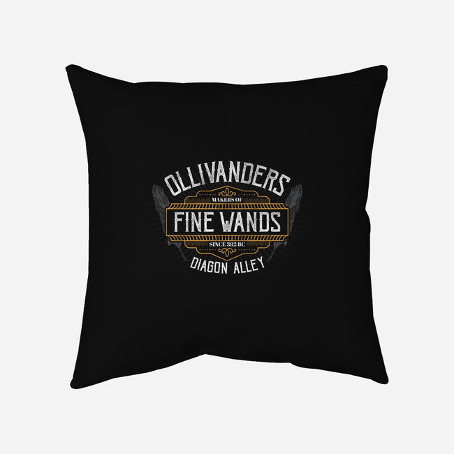 Makers of Fine Wands-none removable cover w insert throw pillow-beware1984