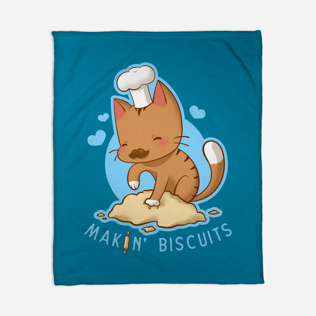 Makin' Biscuits-none fleece blanket-Kat_Haynes