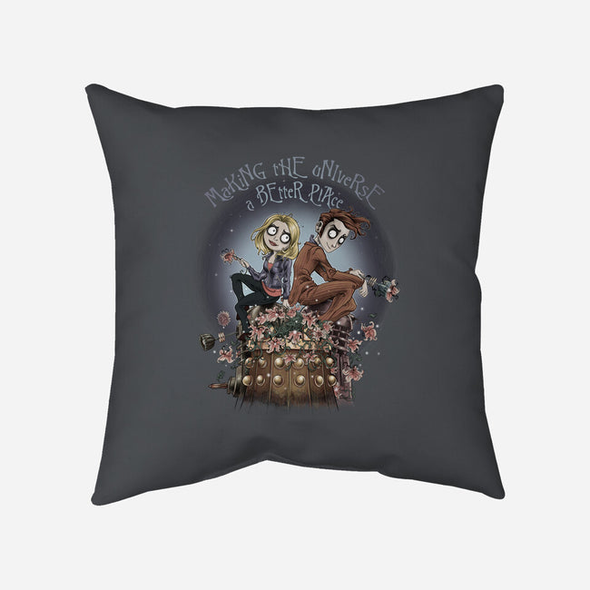 Making the Universe a Better Place-none removable cover w insert throw pillow-saqman