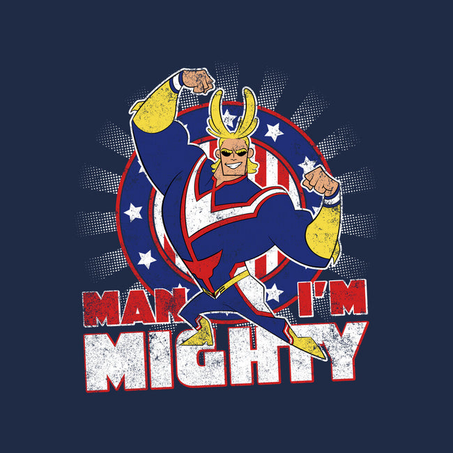 Man I'm Mighty-none non-removable cover w insert throw pillow-Kat_Haynes