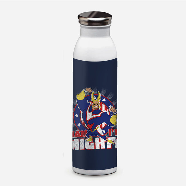 Man I'm Mighty-none water bottle drinkware-Kat_Haynes