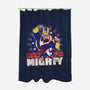 Man I'm Mighty-none polyester shower curtain-Kat_Haynes