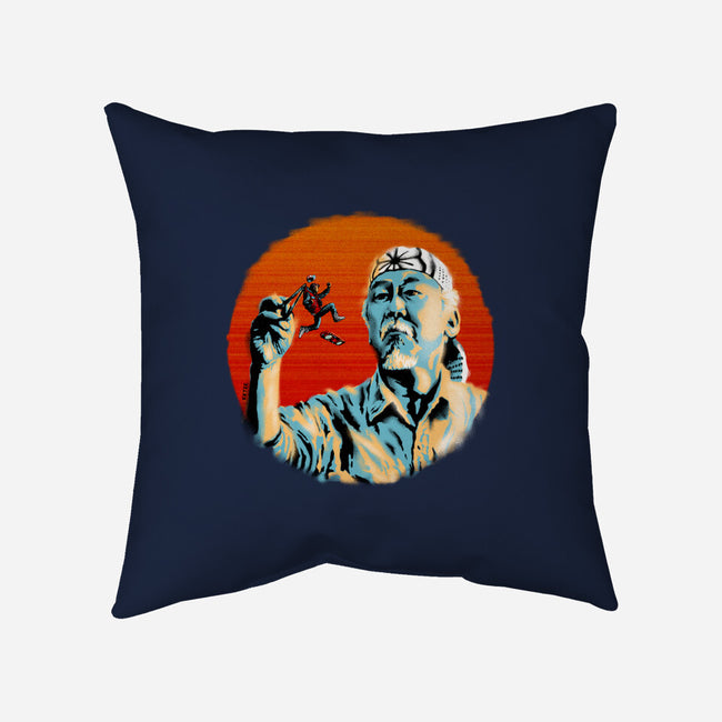 Man Who Catch Fly-none removable cover throw pillow-KKTEE